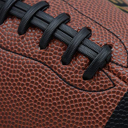 Xedge Composite Leather Indoor/Outdoor Footballs For Training And Recreational Play Size 9 thumb #5