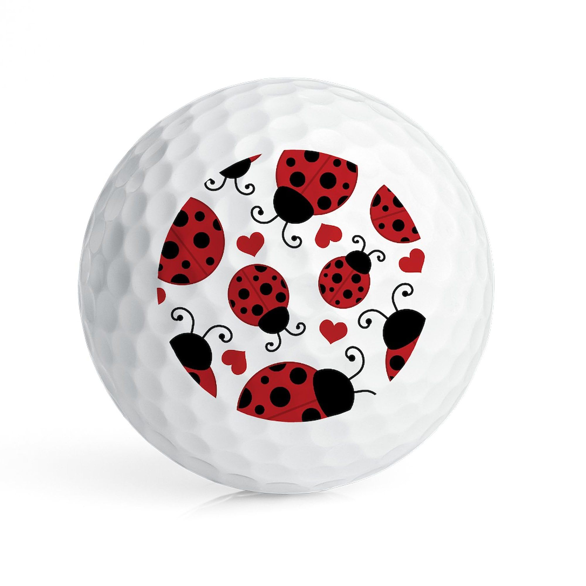 CafePress Ladybug Pattern Novelty Golf Balls (Pk of 6)