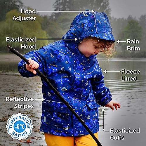 JAN & JUL Waterproof Fleece Lined Rain Jacket, Raincoat for Kids4