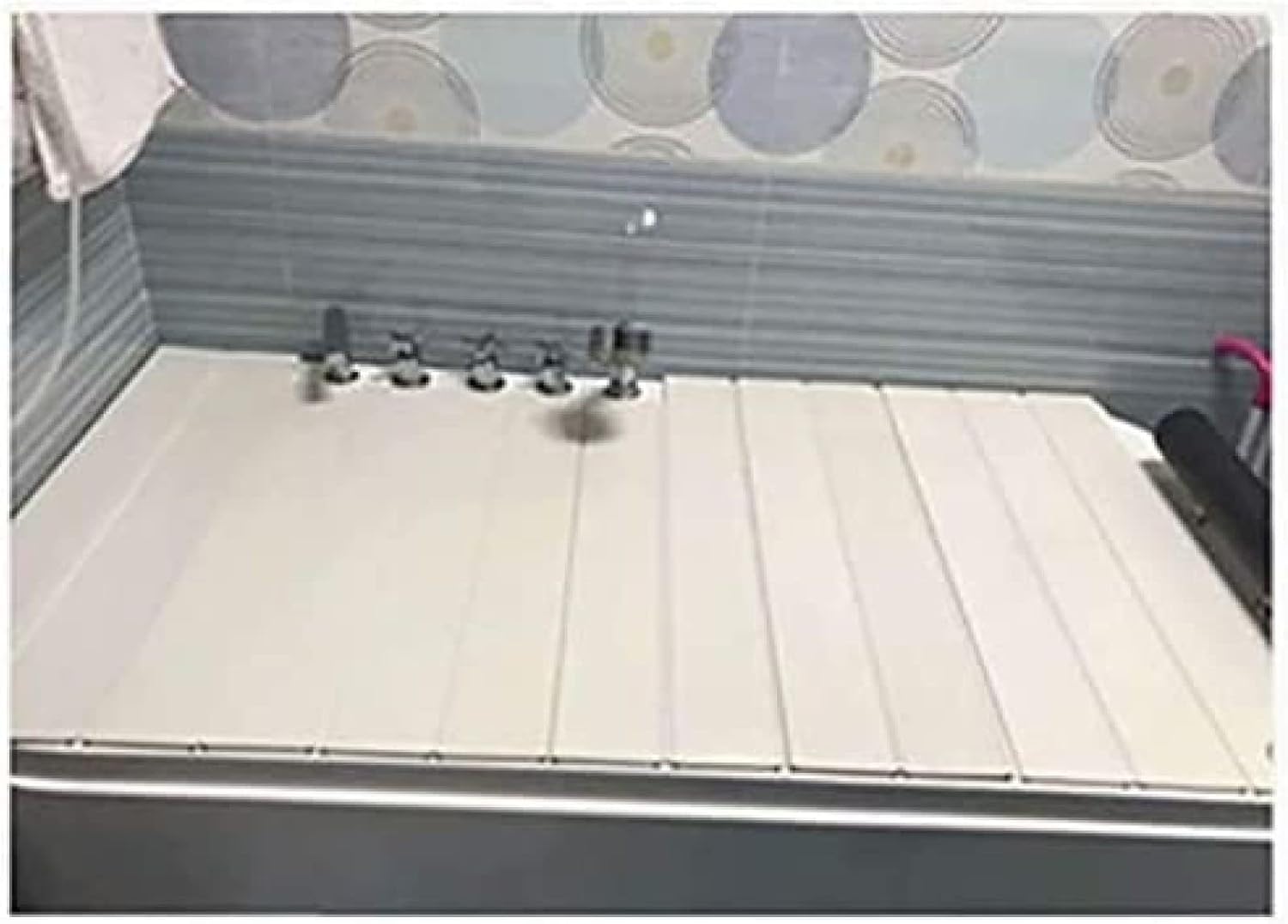 Bathtub Cover Dustproof Board Folding Bathtub Insulation Cover PVC Bracket Bath Bath Tub Bath Cover Bath Rack Bath Storage Rack,170 * 75 * 0.6cm,Collector88