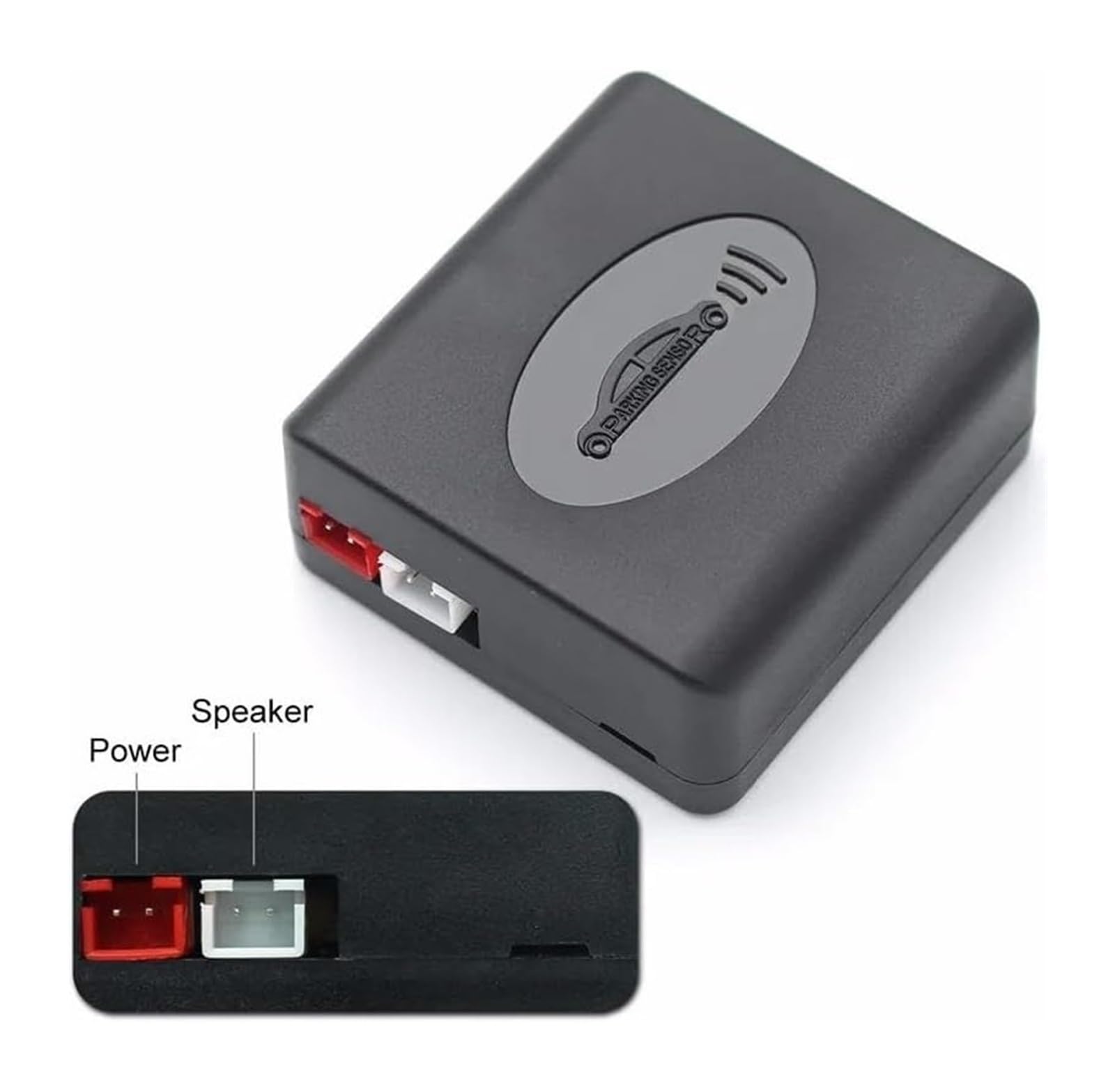 Radar Recul pour Voiture 4 Buzzers Capteur Stationnement 22 Mm Détecteur D'alerte Sonore 12 V Système De Radar De Recul(Argent)