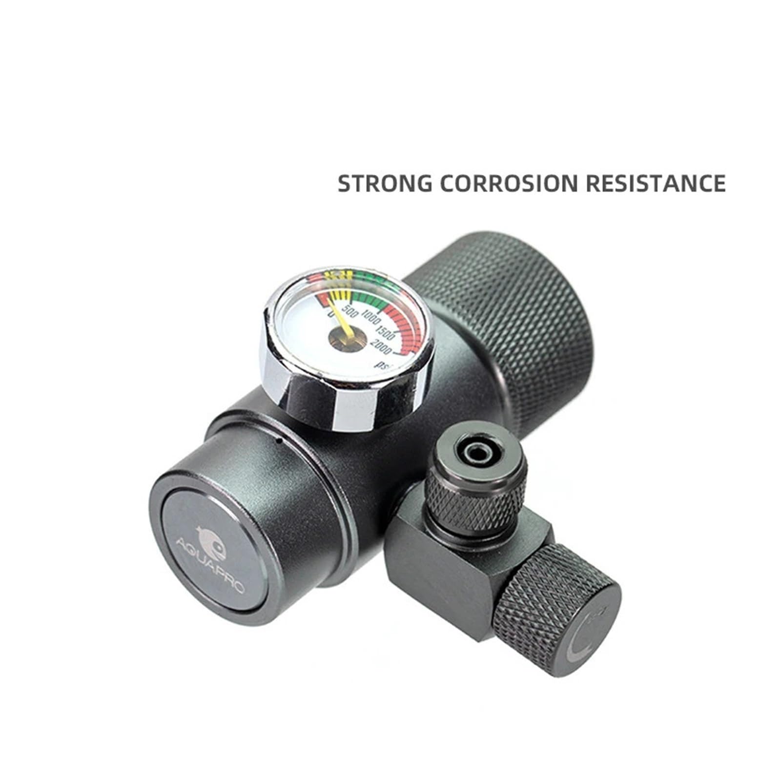 Aquarium Co2 Regulator Mini System Carbon Dioxide Reducer Cylinder Solenoid Valve Accessories Fish Tank Fishbowl Supplies Plants(Yellow)