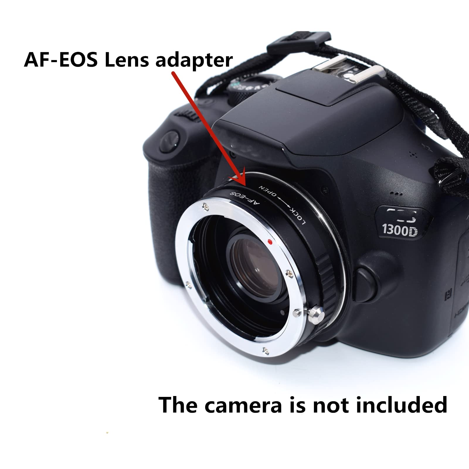 Amazon.com : AF to EOS Adapter with Optical Glass,Compatible with