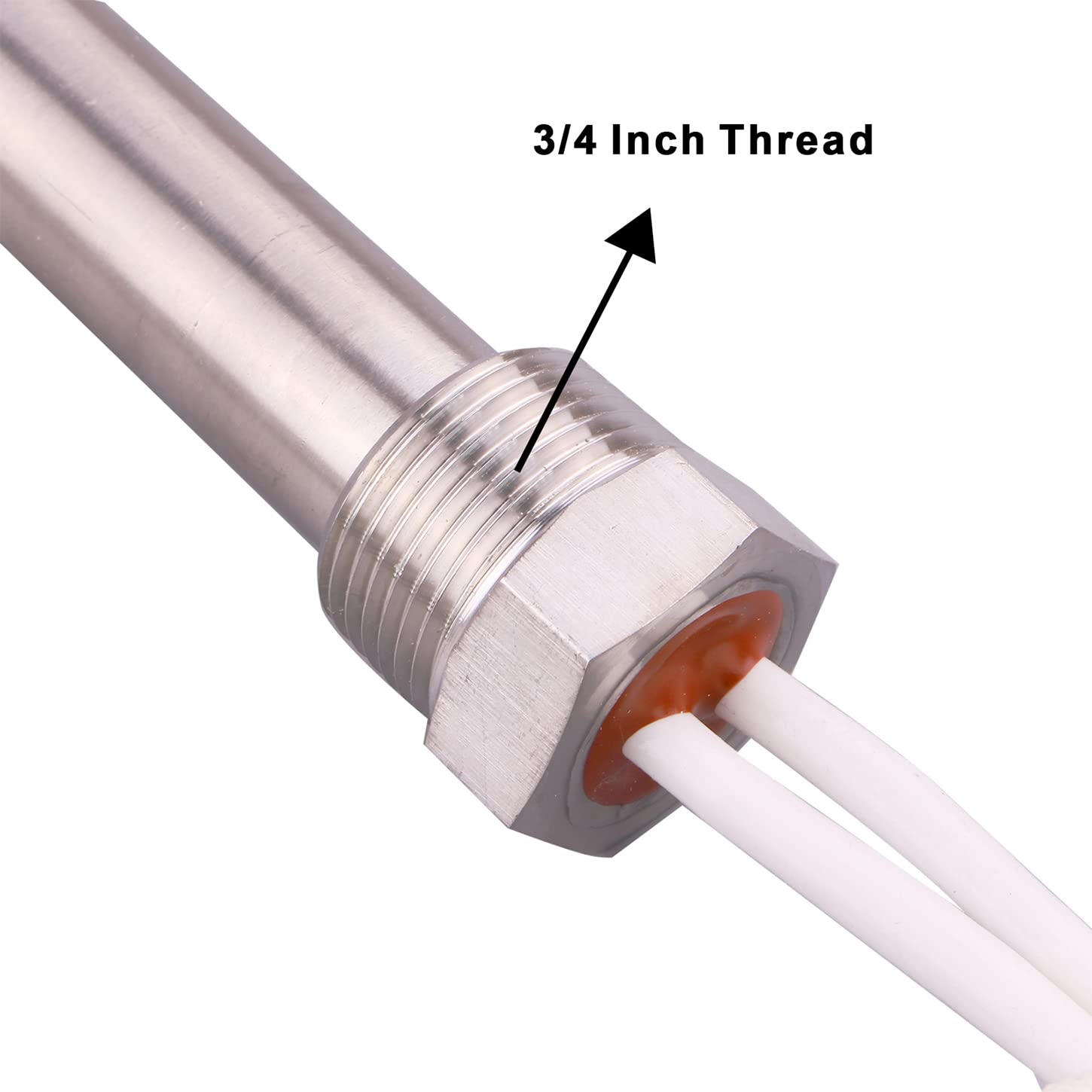 DERNORD Tauchkartuschenheizung 240V 2000W Hot Rod Heizelement Ersatz 3/4 Zoll Gewinde