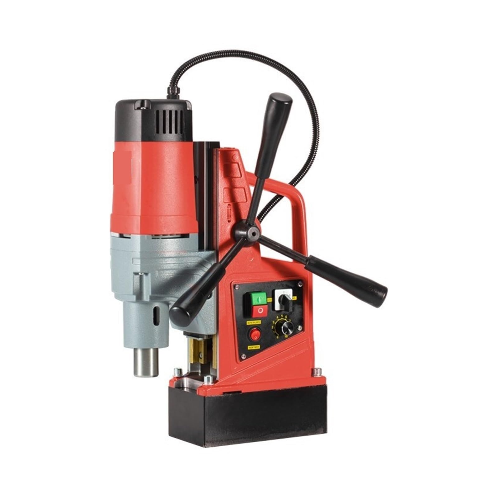Taladro de columna, Taladro magnético AX23/23RE AX28/28RE Perforación máxima de 23 mm Regulación de velocidad de roscado Rotación hacia adelante y hacia atrás(AX28)