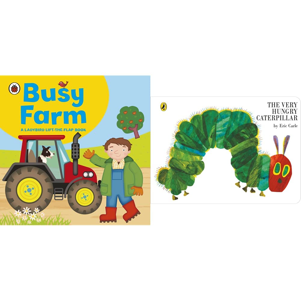 Busy Farm: A Ladybird Lift-The-Flap Book & The Very Hungry Caterpillar