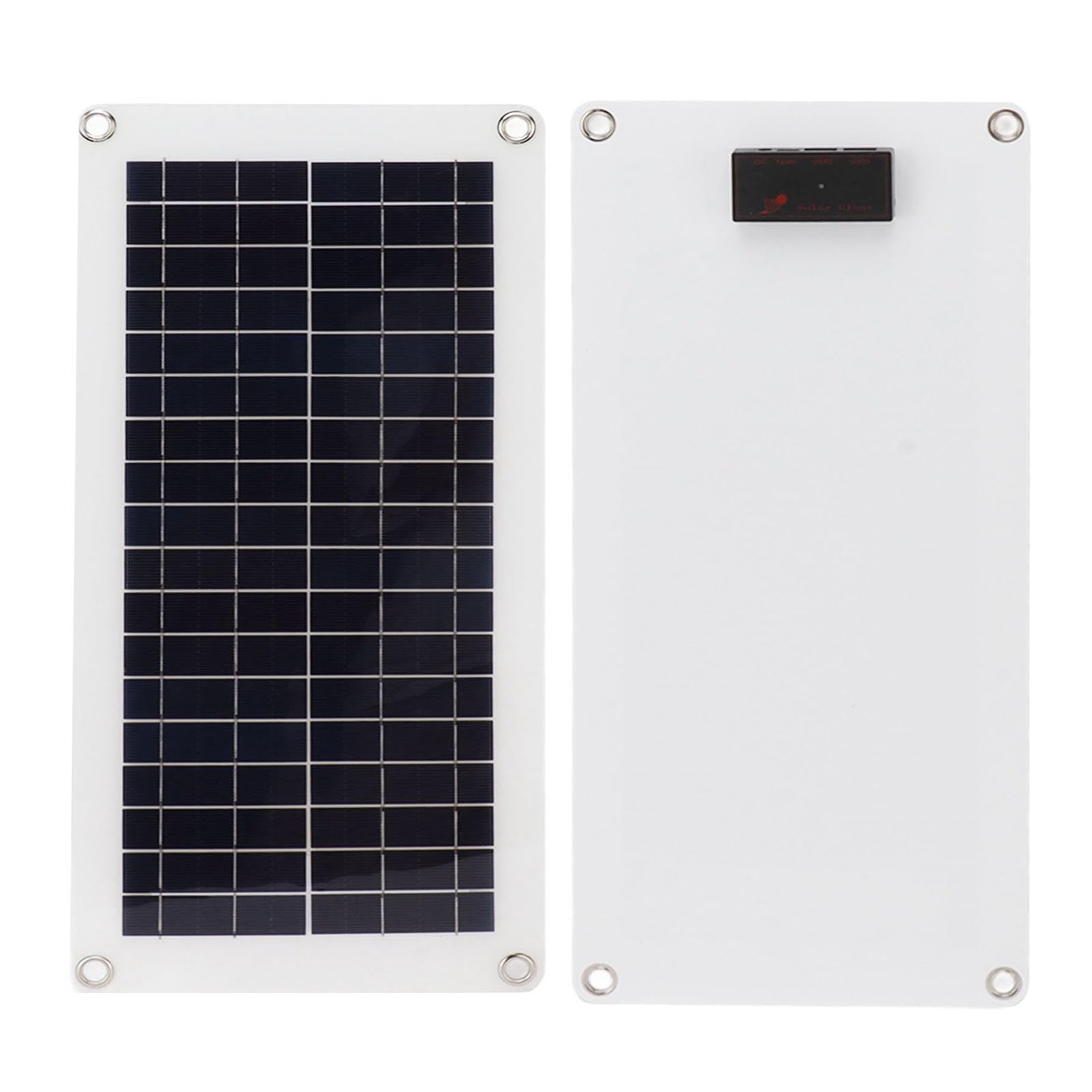 Fdit Zestaw Wentylatora Panelu Słonecznego 10W 18V z Kontrolerem 30A,
