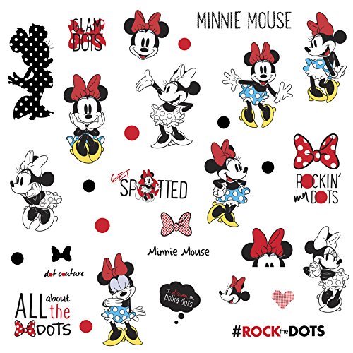 Stickers Repositionnables Disney Minnie Mouse et Pois