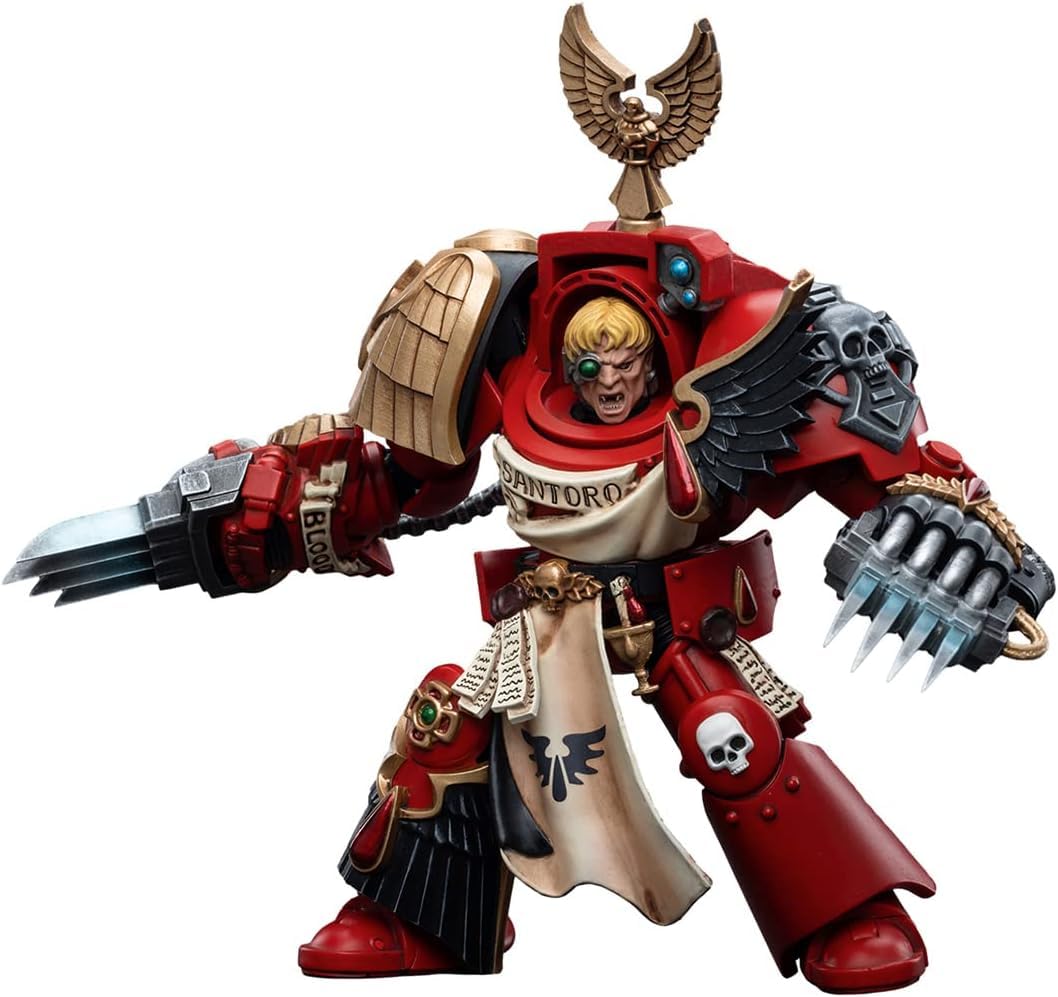 HiPlay JoyToy Warhammer 40K Blood Angels Assault Terminators Sergeant Santoro 1:18 Scale Collectible Action Figure