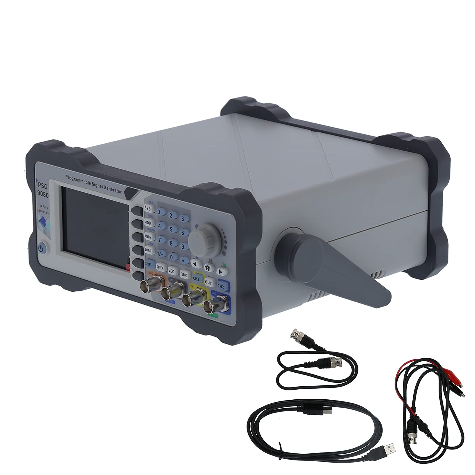 Fafeicy DDS Zweikanal-Arbiträrwellenform-Signalgenerator, 2CH 80MHz