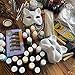 Yabber Cat Masks | 10 Pack | Mask Painting for Kids | Arts & Crafts for Children - Boys or Girls - Halloween | Party Favor | Fall Classroom Activity