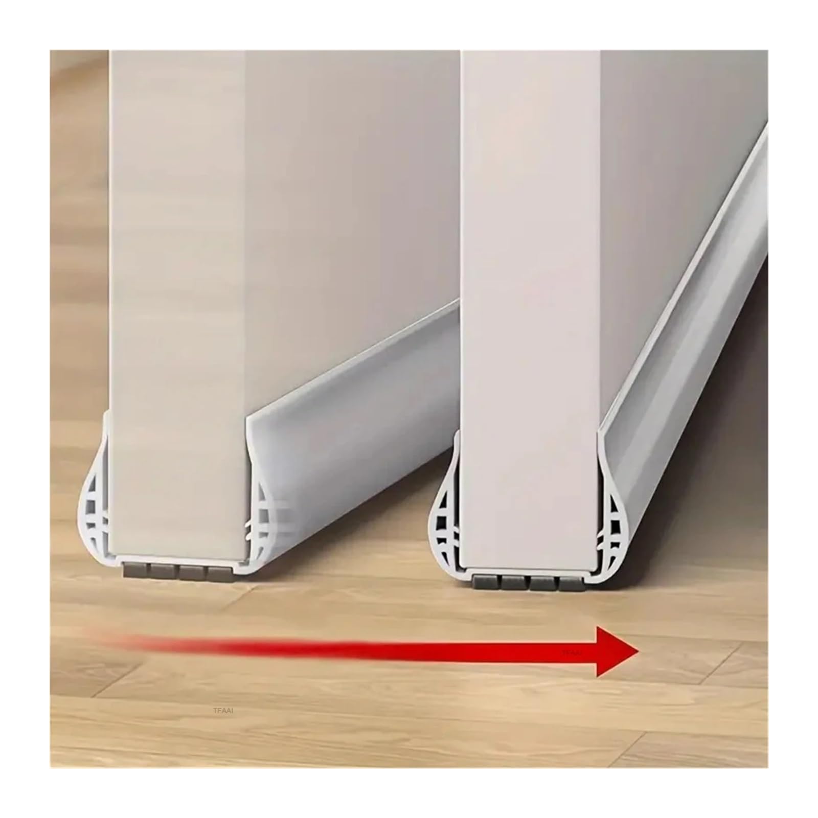 Zugluftstopper aus PVC