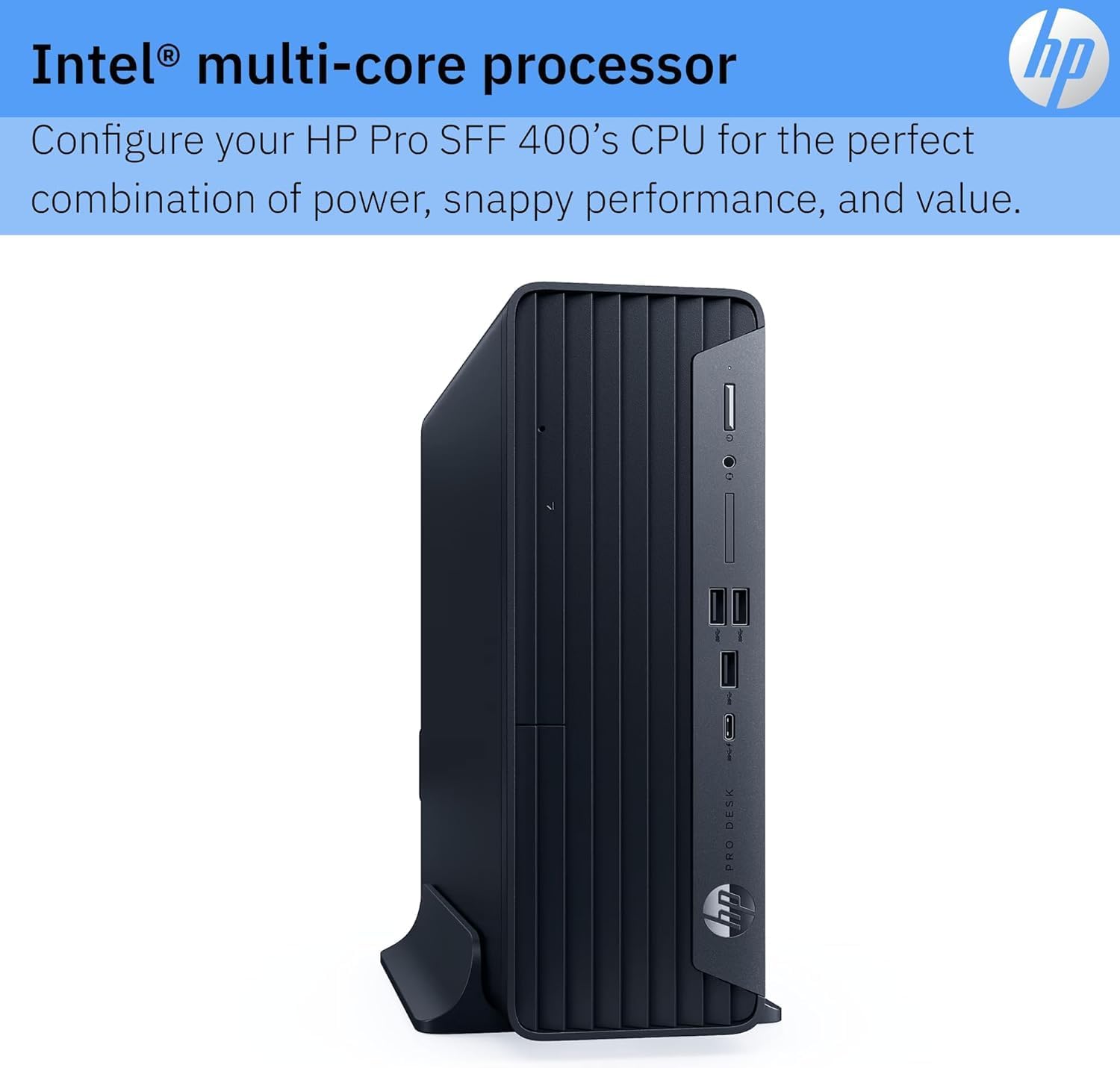 HP ProDesk 400 G9 Small Form Factor Business Desktop | 12th Gen Intel i9-12900K Processor | 64GB RAM | 1TB SSD | Wi-Fi 6 | HDMI | Type-C | DP | Support 4K | Windows 11 Pro