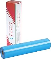 Vista 113 de TUMIYA HTV Heat Transfer Vinyl Rolls - 12" x 30 Ft HTV Vinyl, Black Iron on Vinyl DIY Design for T-Shirt (Black)