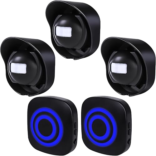 Alarma Inalámbrica para Entrada de Vehículos de 328 pies de Alcance con Sensor de Movimiento para Exteriores Resistente a la Intemperie, Alarma de