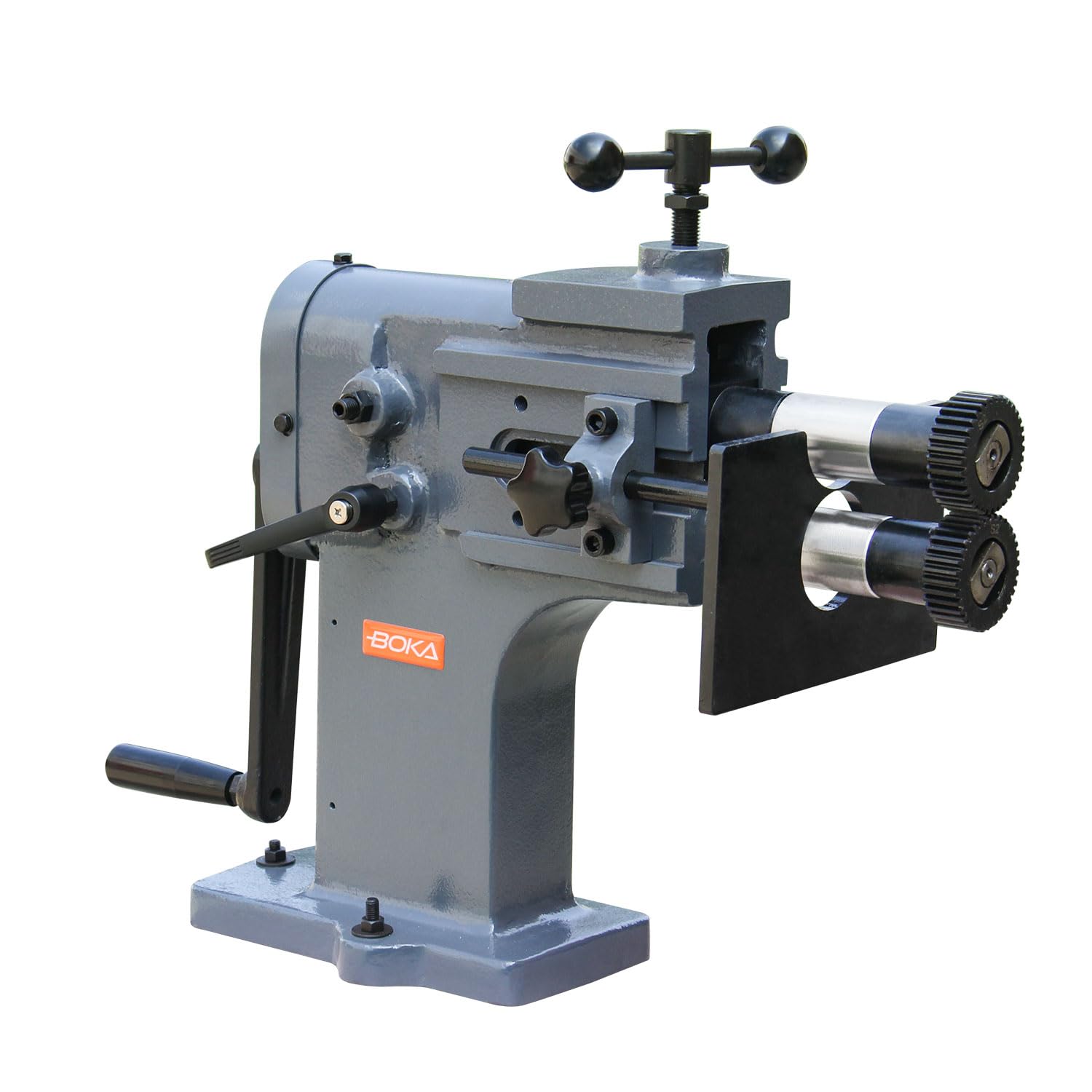 TB-12 Macchina manuale 2 in 1 con 6 rulli, sporgenza 200 mm, spessore 1,2 mm, macchina piegatrice ad alte prestazioni