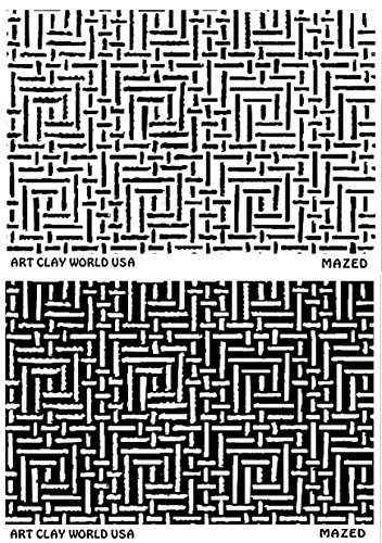 FlexiStamps Texture Sheet Set Mazed Set2 pc.