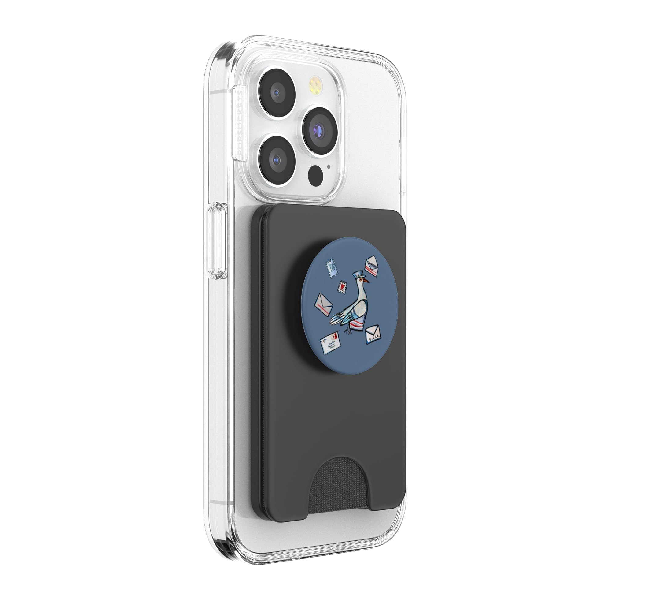 Correo Paloma Postal Birds & Mailman Arte PopSockets PopWallet para MagSafe