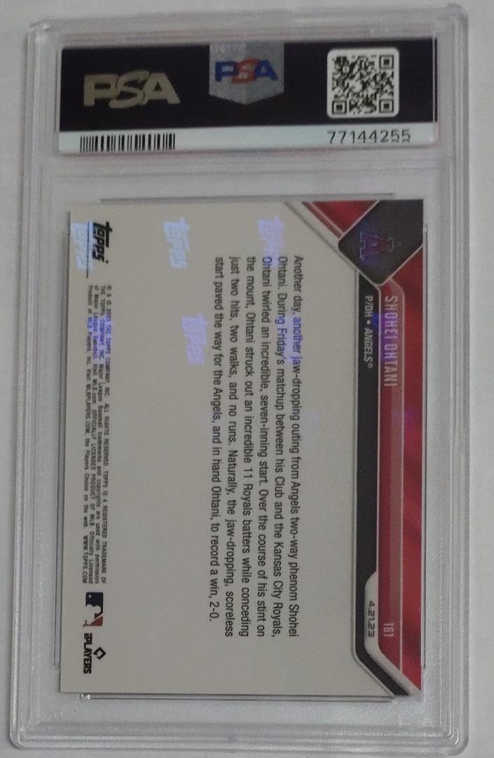 PSA10 Topps Now 大谷翔平 ♯161 エンゼルス Amazon.co.jp: PSA10 Topps Now 大谷翔平 161 エンゼルス 2023