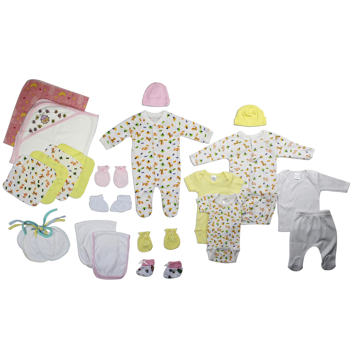 Bambini Newborn Baby Girl 23 Pc Layette Set