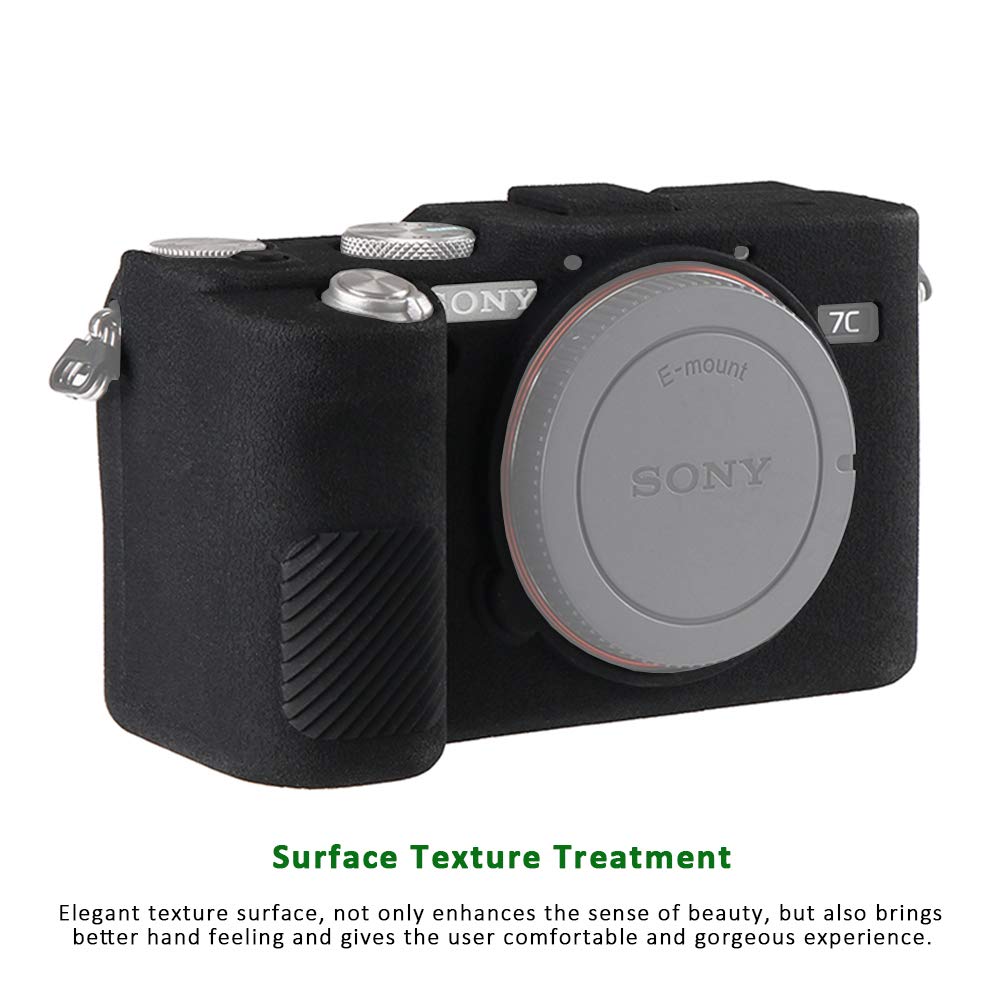SONY α7C ILCE-7C 全面保護シリコンカバー付き Amazon.co.jp: Easy Hood ソニー Sony α7CII/ILCE-7CM2用カメラケース