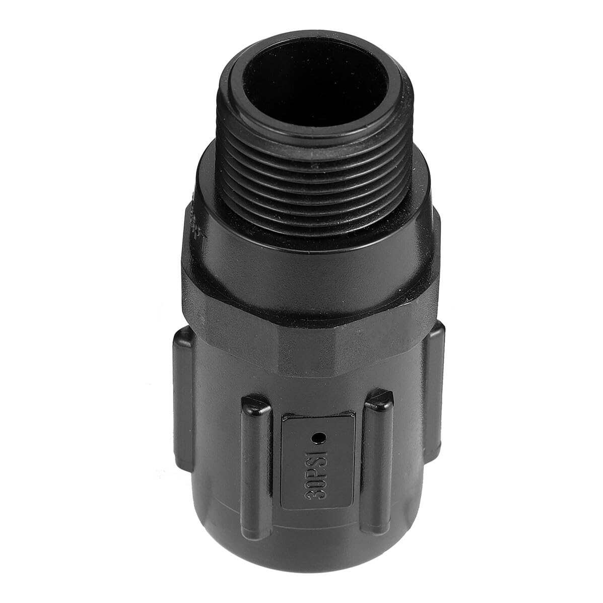 Kisangel Régulateur de Pression pour Système d'Irrigation Goutte à Goutte 3/4 Pouce 30 Psi Raccord Fileté Intérieur et Extérieur Matériau Ignifugé et Solide pour Jardin et Exploitation