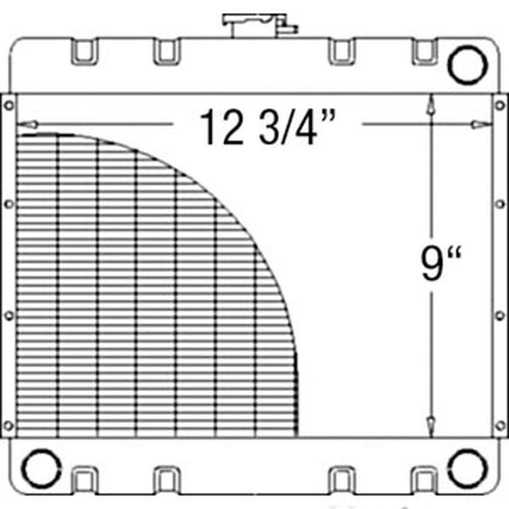 One New Radiator Fits John Deere 4X2 6X4 Trailgator Fits Gator 6X4 Green Trail Worksite 6X4 Fits Gator 4X2 Fits Gator Worksite Fits Gator Trail Fits Gator 4X2 Trailgator AM116381 AM116382 VGA1097