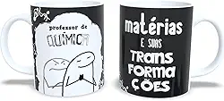 Caneca Personalizada e Divertida – Frases Engraçadas de Professor por Matéria (Quimica)