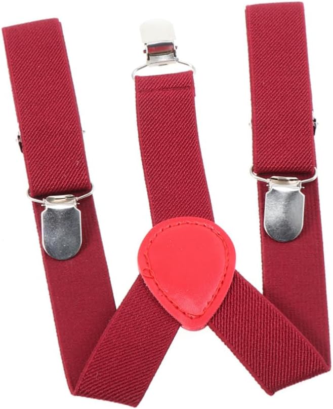 LIFKOME 2pcs X-back Elastic Suspenders Bowtie Set for Style Party Accessory Color