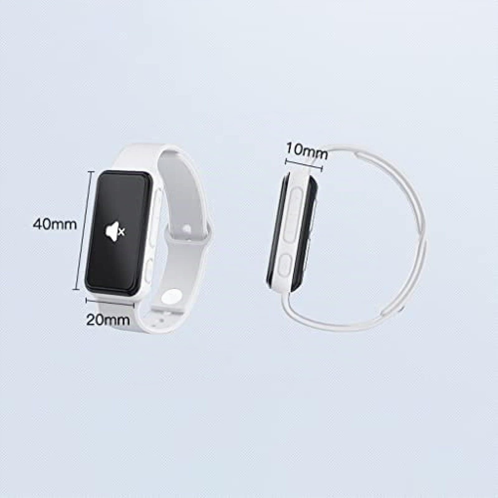 Pulsera Inteligente Con Reloj De Descarga Eléctrica y Vibración, Alarma De Cámara De Sangre Blanca, Recordatorio Para Estudiantes, Autodisciplina Silenciosa - PU