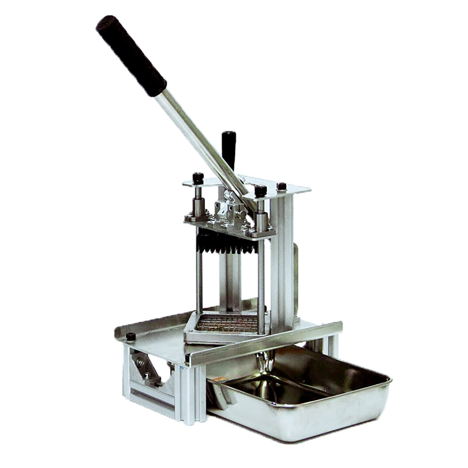 Pommes-Frites-Schneider, Gewerbliche Manuelle Kartoffelchips-Streifenschneidemaschine, Gemüse- Und Obstschneider, Pommes-Schneider Aus Edelstahl Für Kartoffeln, Zwiebeln, Karotten Und Champignons, 7