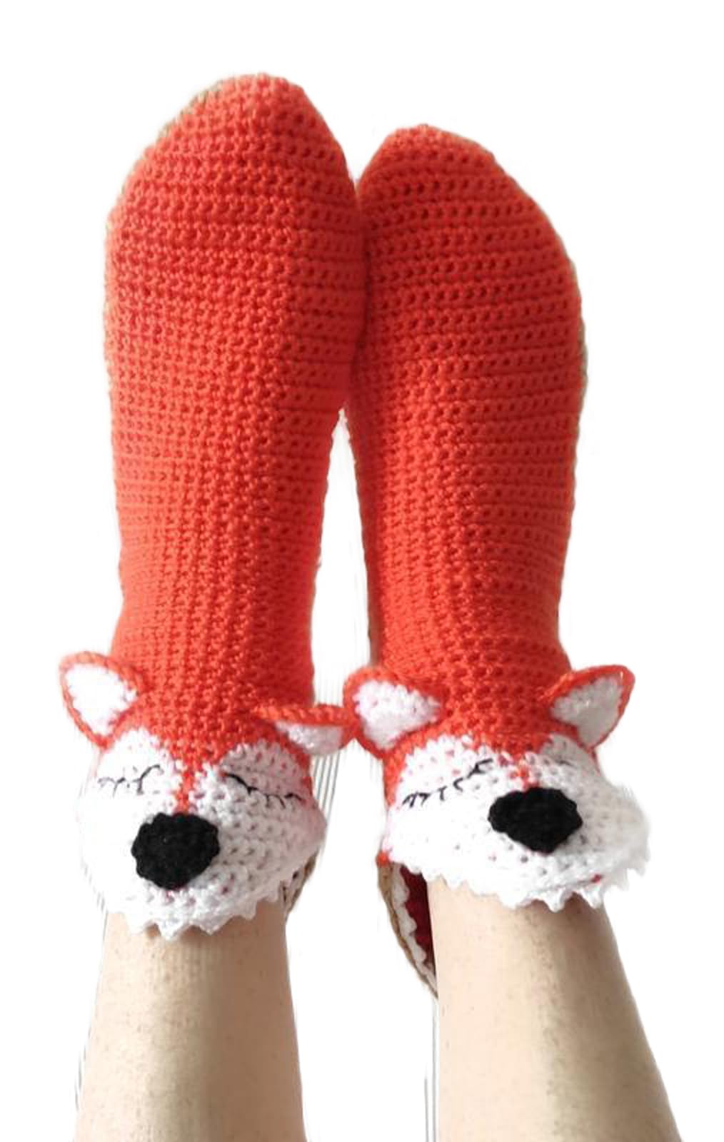 MiolasayMen Women Winter Funny Animal Socks Christmas Creative 3D Knit Warm Sock Animal Funky Shark Alligator Floor Socks (A-Fox Kids, One Size)