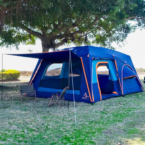Carpa Familiar Extra Grande KTT 12-14 Personas 2 Habitaciones miniatura 5