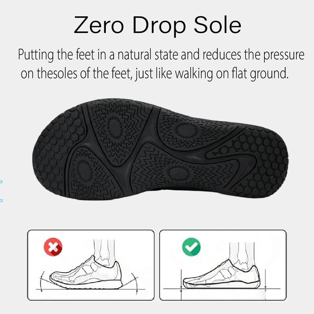 Zapatillas Minimalistas para Hombre Estilo De Horma Ancha Cómodas Ligeras Antideslizantes