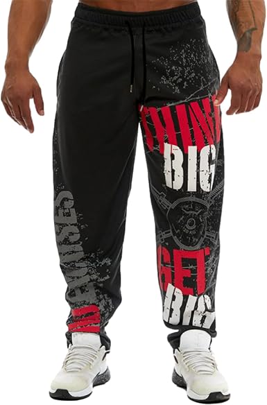 Amazon.com: Pantalones casuales para hombre con estampado de personalidad  de moda, sueltos, talla grande : Ropa, Zapatos y Joyería
