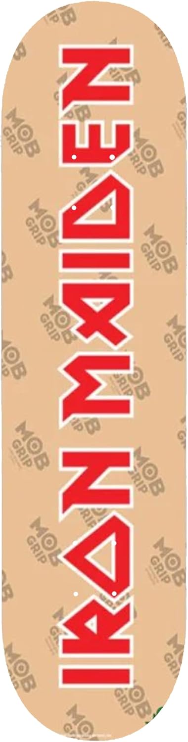 Mob Skateboard Griptape Iron Logo Clear 9 x 33 Grip Tape Sheet