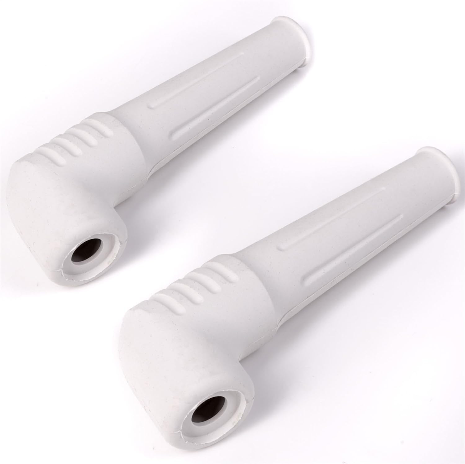 2X 1/2" Angled Tap Swirls Kitchen/Bathroom Sink AntiSplash Rubber