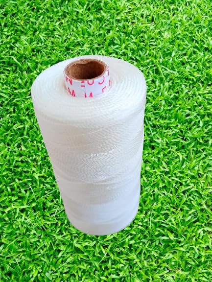 Sorzy Nylon Yarn Thread for Jewelry Making, Beading & DIY Craft Projects, White, Pack of 2 1