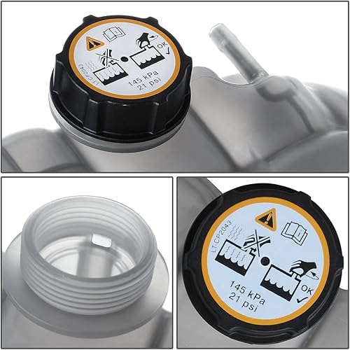 Miniatura 2 de FO3014168 - Tanque de depósito de desbordamiento de refrigerante para automóvil con tapa compatible con Ford Mustang 2.3L 3.7L 5.0L 5.2L 15-22,