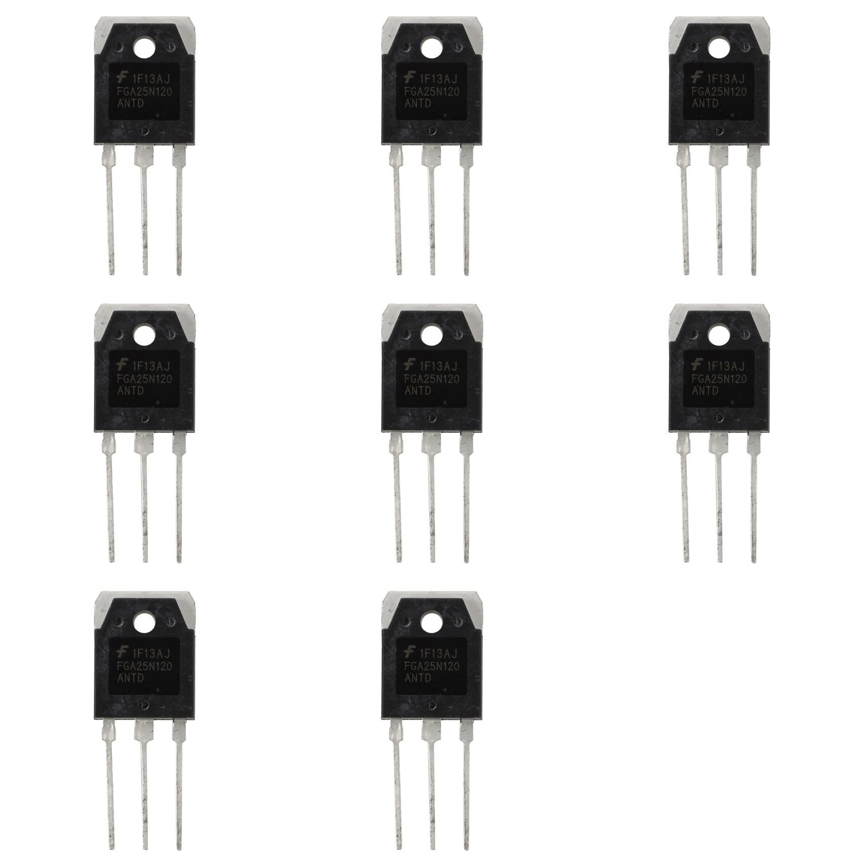 Jnchdghwa As Shown 8X Power Transistor Igbt 1200V 313W Fga25n120