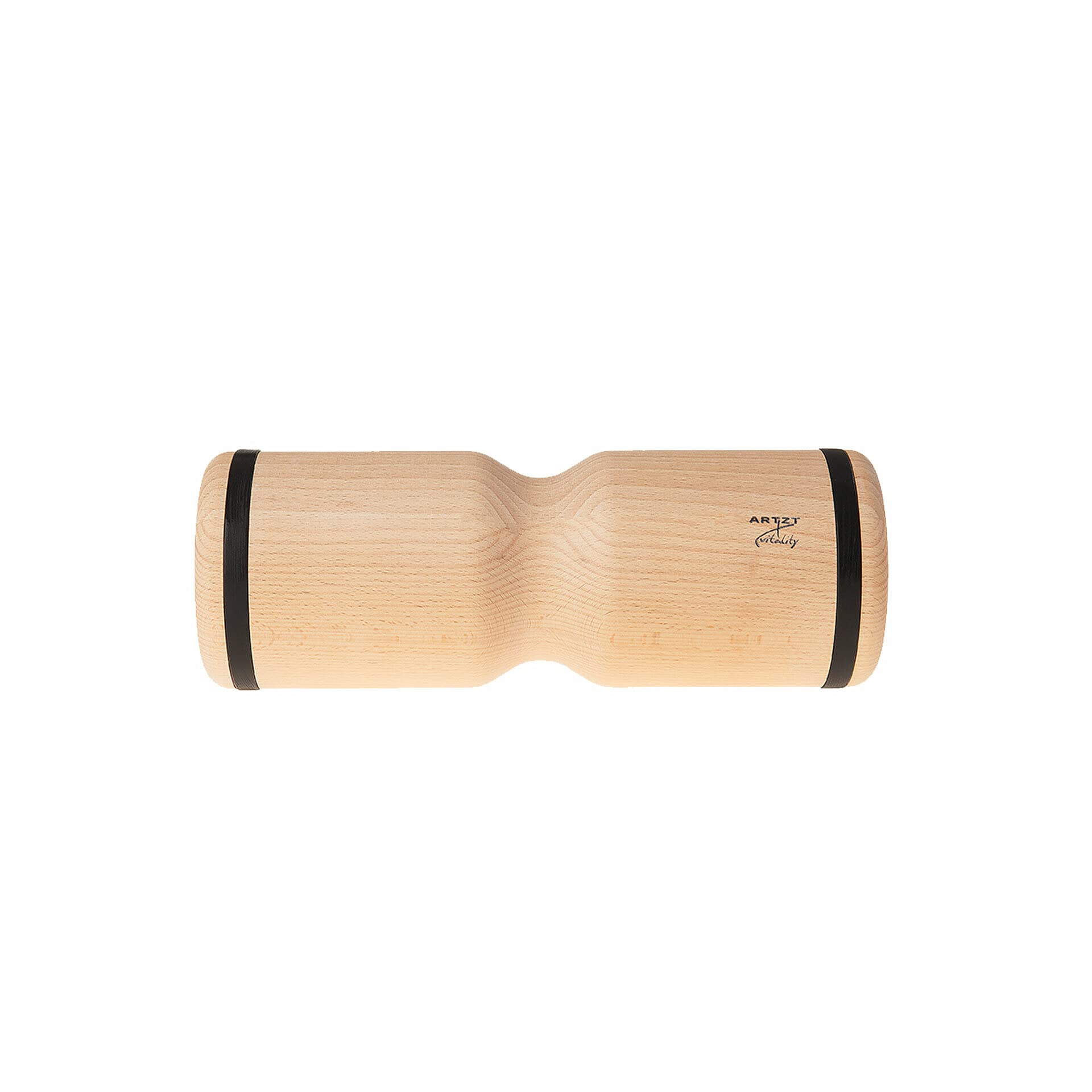 FaszienHolz | Faszienrolle aus Holz | Massage Rolle für Rücken, Nacken, Beine | Fitnessrolle | Gymnastikrolle | Rückenrolle | Sportrolle | Muskelrolle | Selbstmassage Natur, 27 x 10 cm