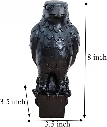 Miniatura 3 de Estatua de halcón maltés 1941, réplica de halcón maltés de la película, escultura de resina hecha a mano para decoración del hogar, oficina,