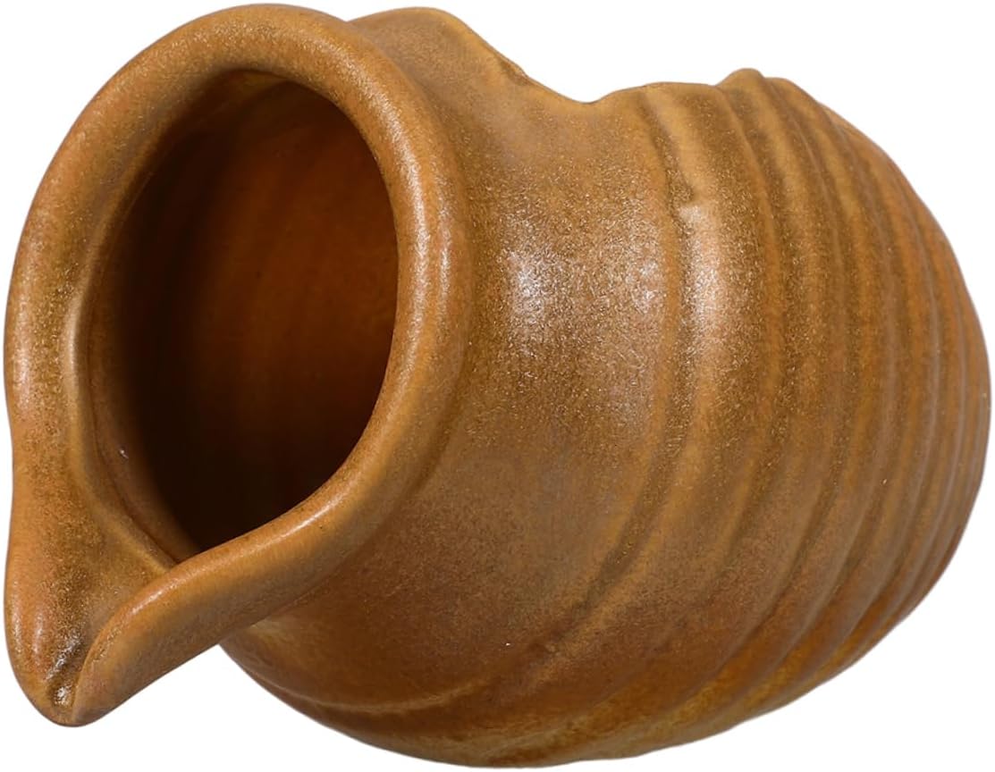 Ceramic Waterfall Jar Fountain Ornament for Outdoor Spaces Decorative Eco-Friendly Water Dispenser for Fish Tanks and Ponds Easy Maintenance with Efficient Circulation Components