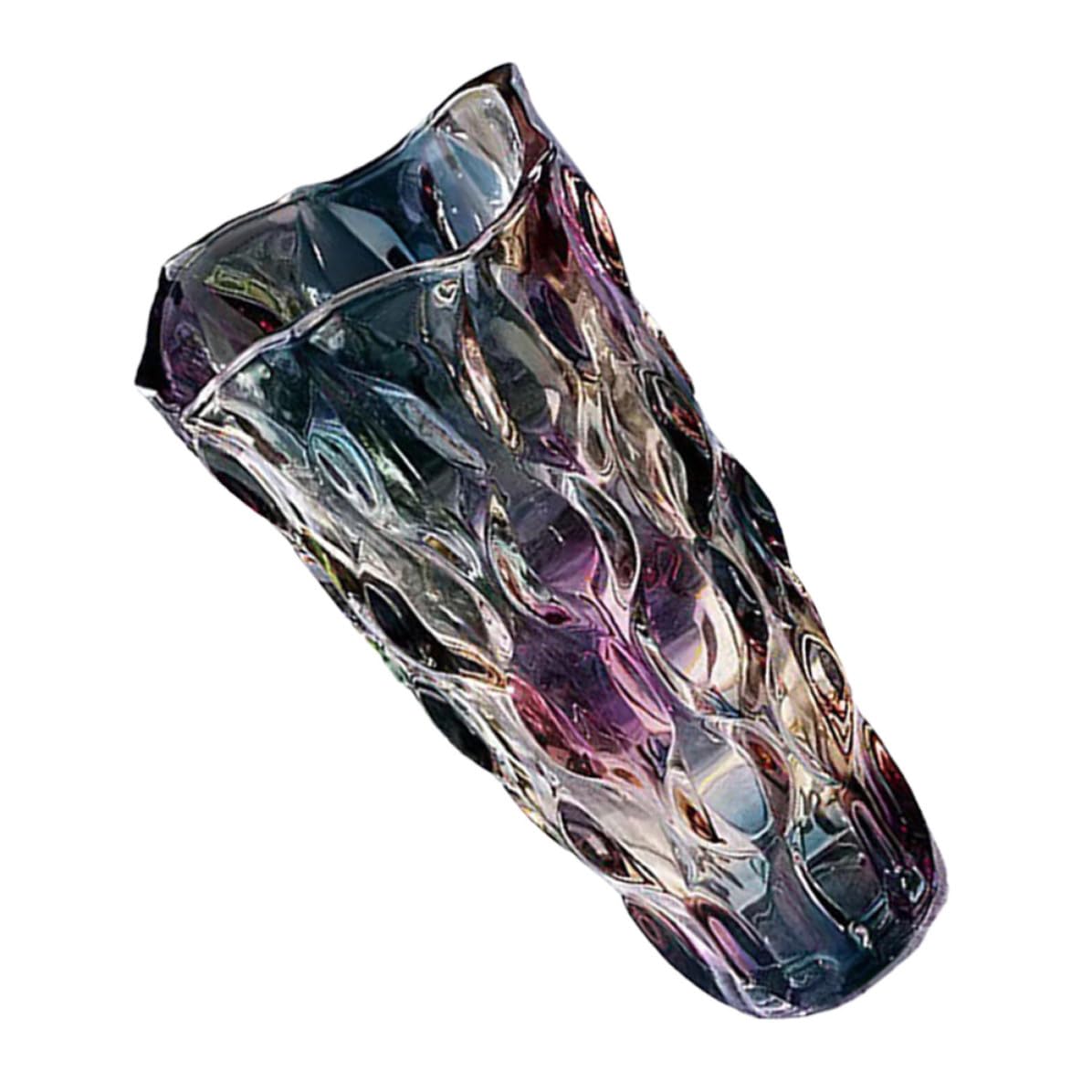 Vaso Stile Nordico Elegante in Vetro Spesso, per Fiori per Casa | Design Versatile da Scrivania, Adatto per Casa e Ufficio, Decorazione Raffinata in Vetro