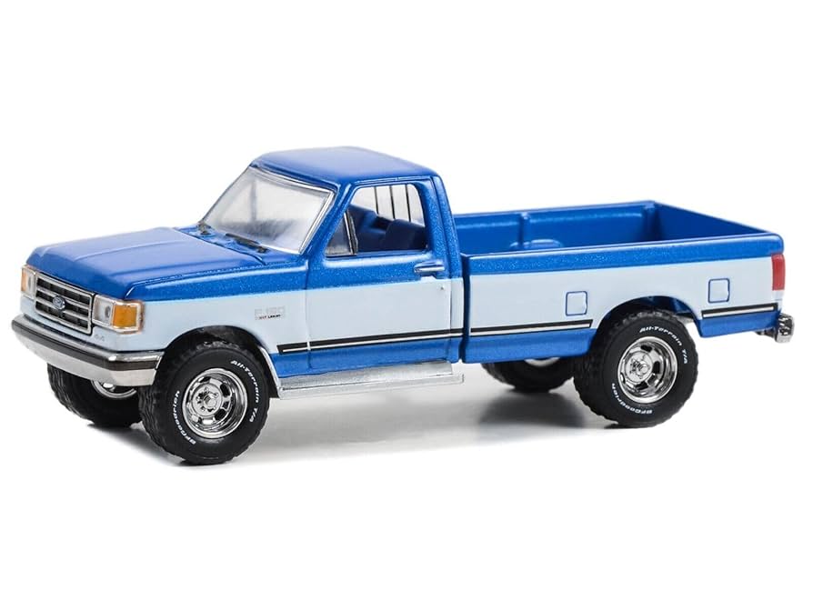 Amazon.com: 1988 F-150 XLT Lariat Pickup Truck Blue Metallic