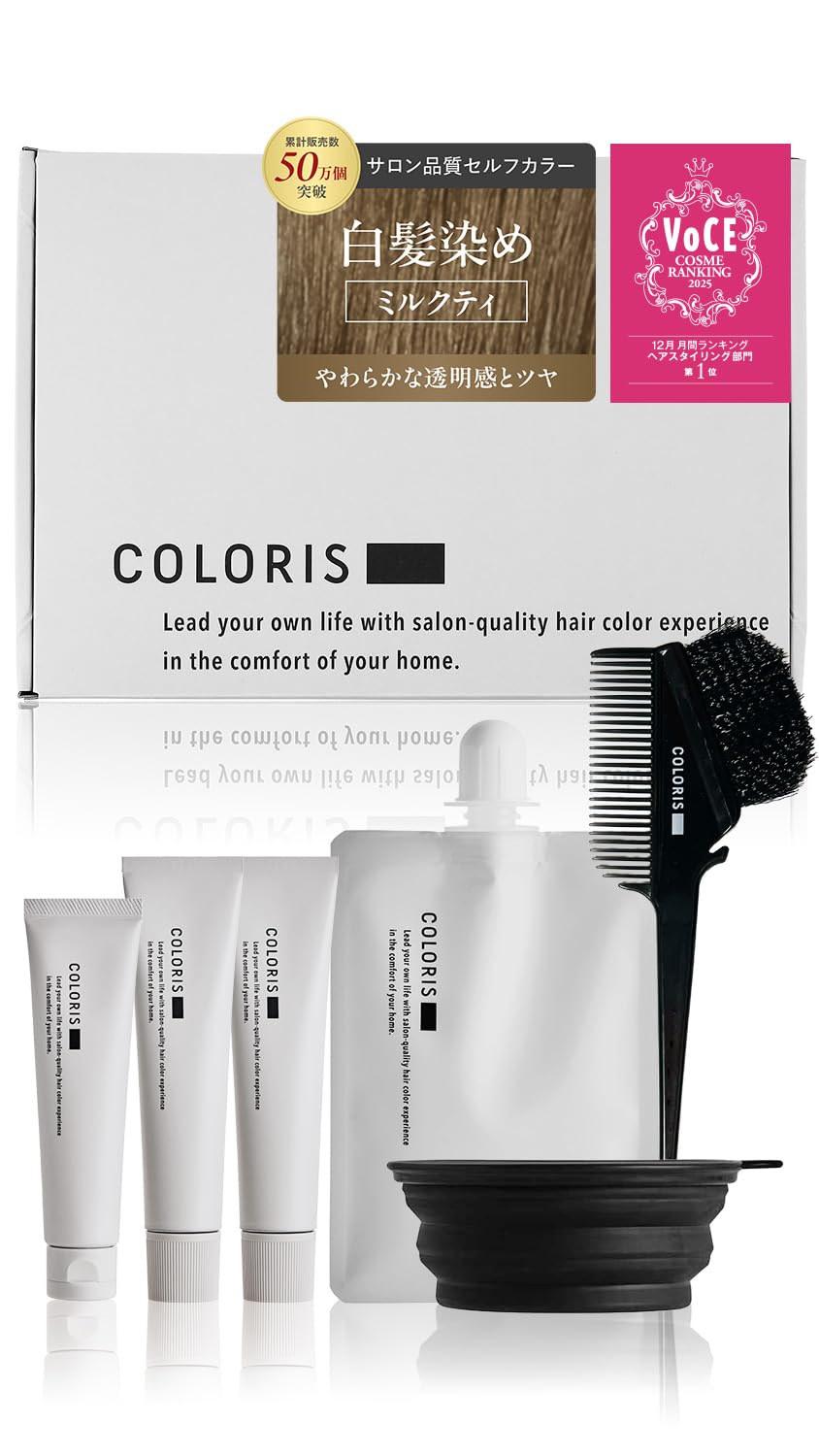 Amazon | COLORIS 白髪染め ヘアカラー 【医薬部外品/サロン専売/低