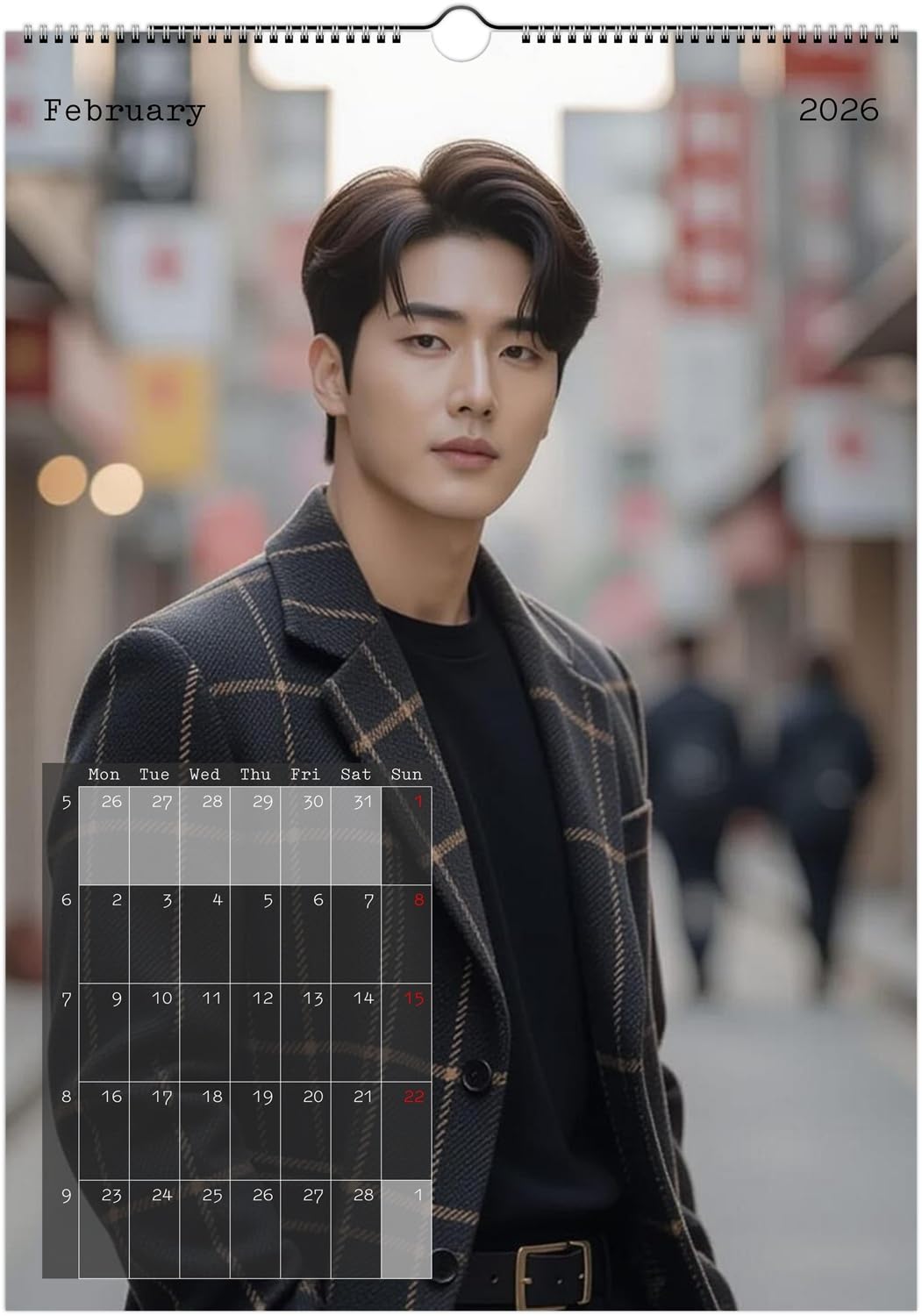 Calendrier Hongdae guys 2026, calendrier pour les "open minded"