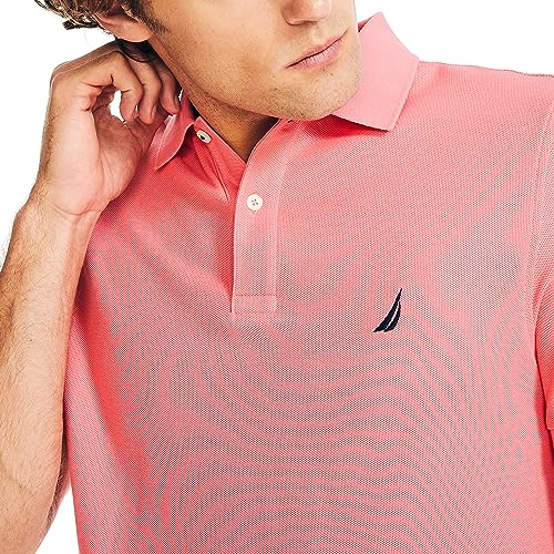 Nautica Sustainably Crafted Deck Polo, Teaberry, S