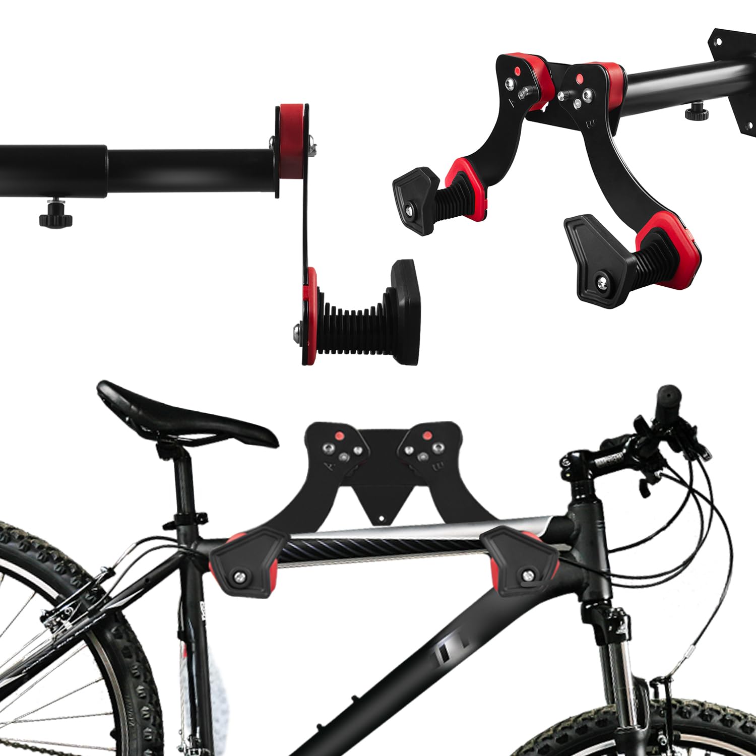 Maclean Stalowy uchwyt ścienny do roweru maksymalne obciążenie 30 kg MC-449