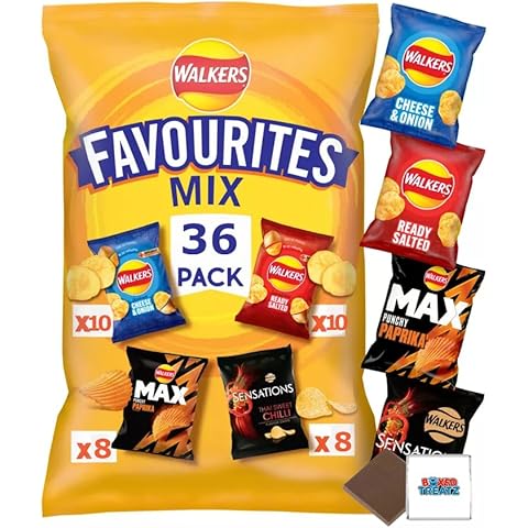 Walkers Favourites 36 Mixed Pack Crisps Cover
